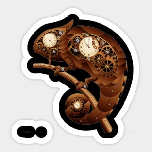 Funny Chameleon Sticker